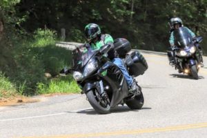 Mark Group motorcycle Riding at the Dragon